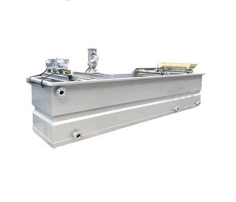 Planta avanzada de flotación de aire por cavitación para aguas residuales aceitosas