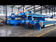 Máquina de prensa de filtro de deshidratación de lodos para separación de líquidos sólidos